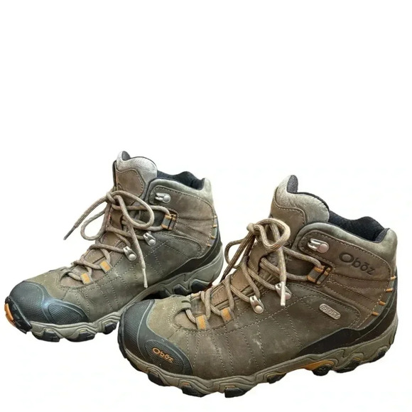 Oboz Bridger Mid Waterproof Women’s Size US 9 Hikes Backpacking Nubuck leather - Picture 7 of 16